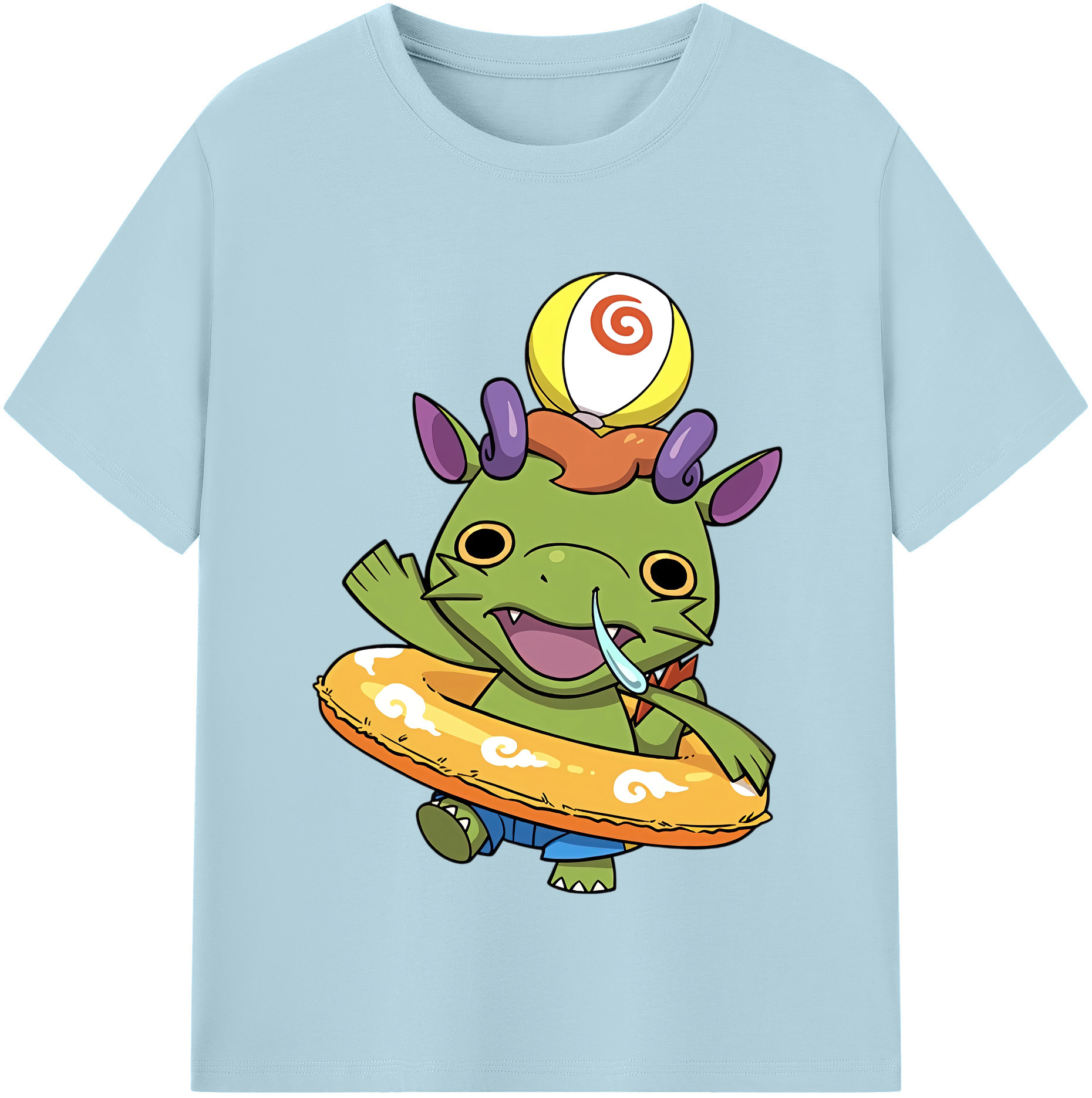 （画像用） 妖怪ウォッチ Yo-kai Watch 綿100％半袖Tシャツ（フロントプリント）